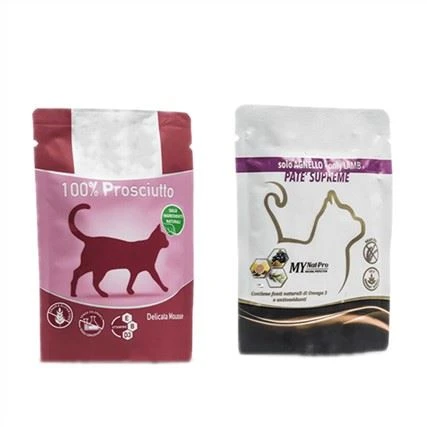 Imprimate resigilabile zipper Bag pentru hrana pentru animale de companie